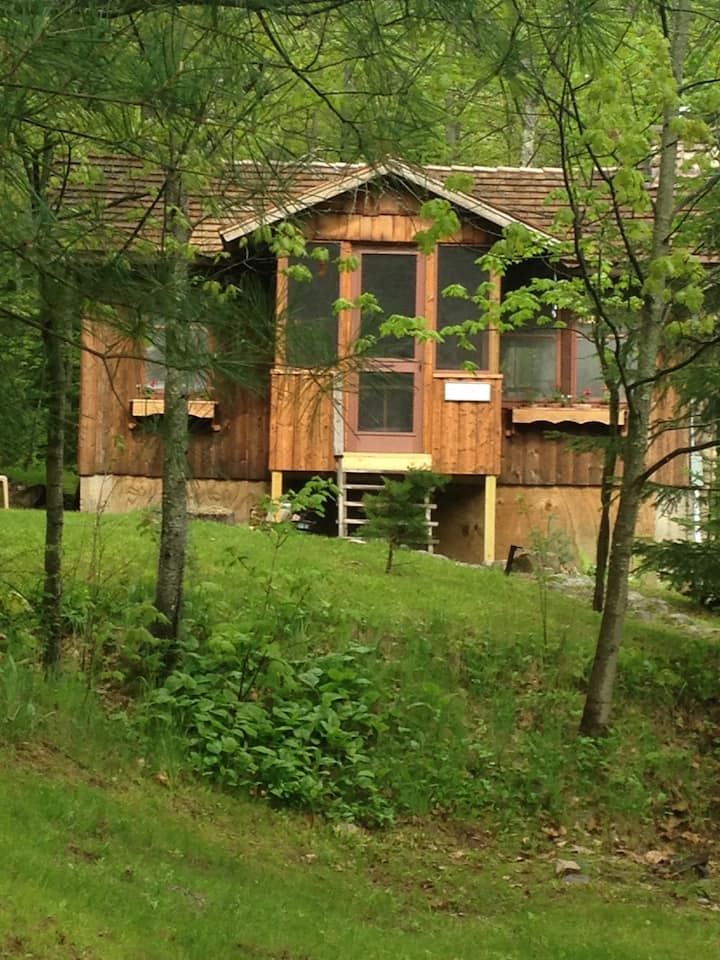 Hemlock Hideaway "Honeymoon" Cabins for Rent in Drummond, Wisconsin