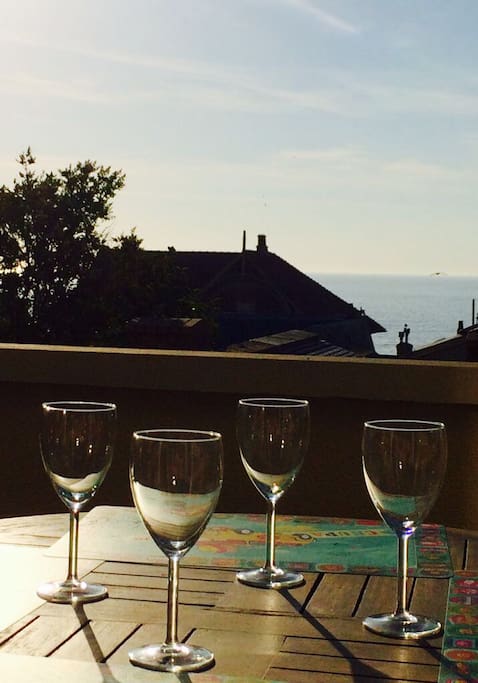 Terrasse pour admirer le coucher de soleil