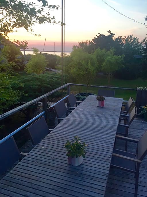 the deck