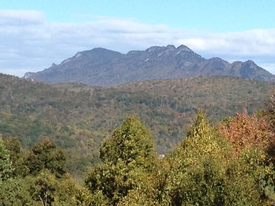Grandfather Mountain from the property!