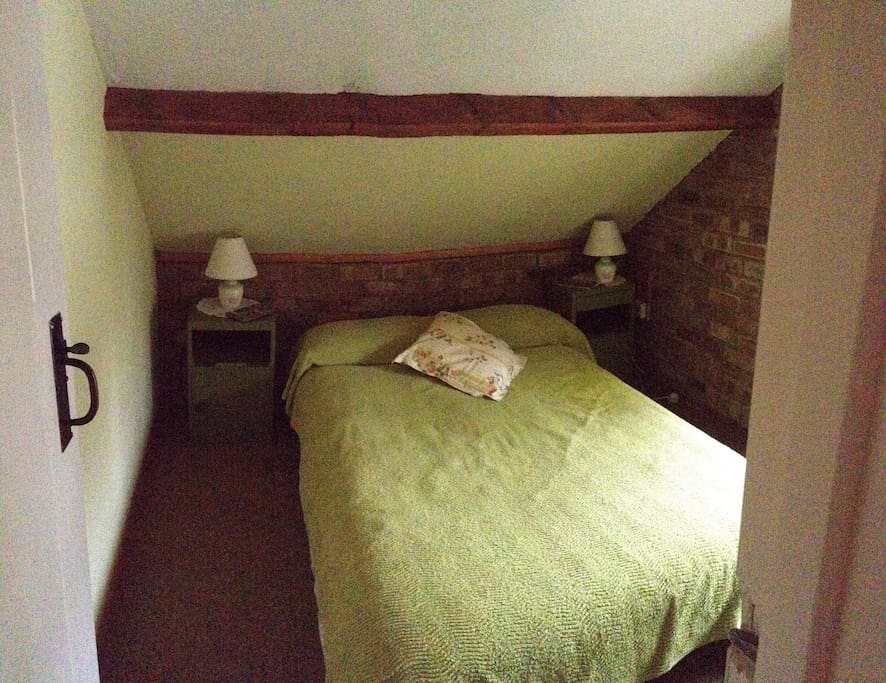 Double bedroom, over looks the river