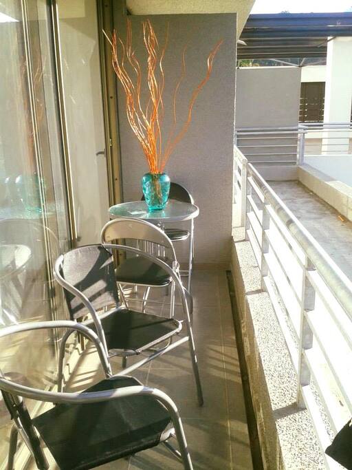 cómoda terraza