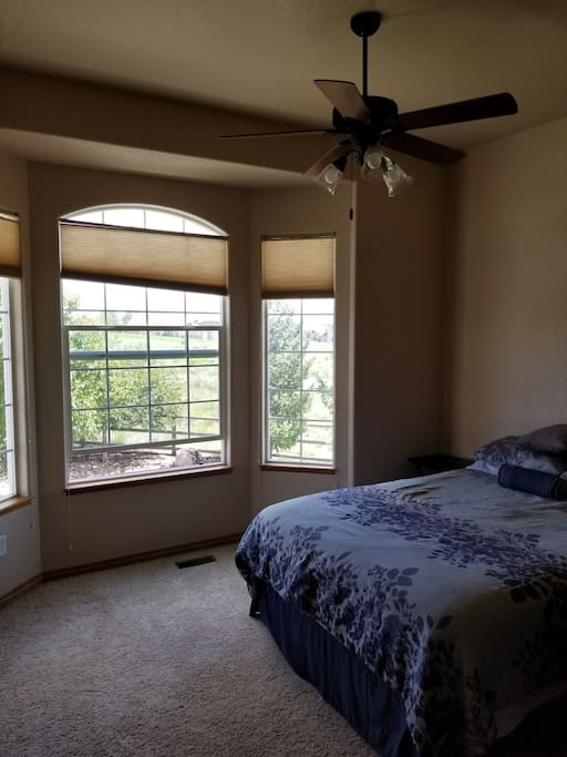 Large room with queen bed