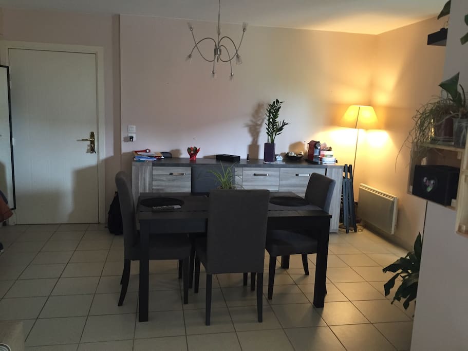 Salle à manger (table extensible 10 personnes )