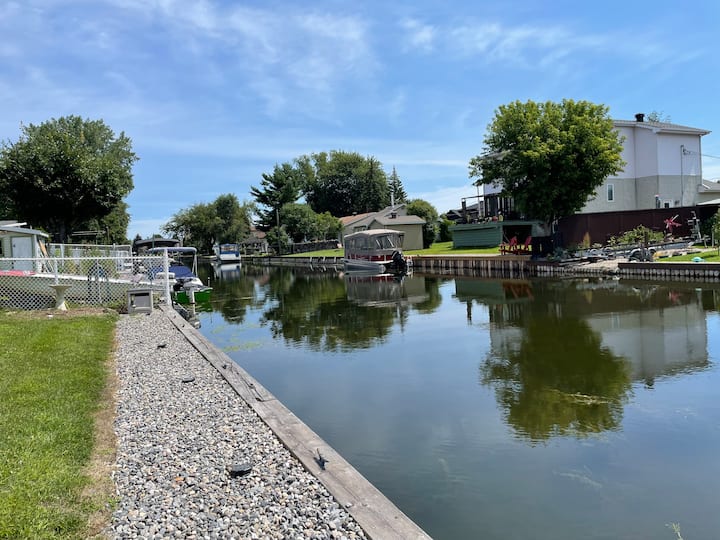 Chalet on the canal Cottages for Rent in SaintZotique, Quebec