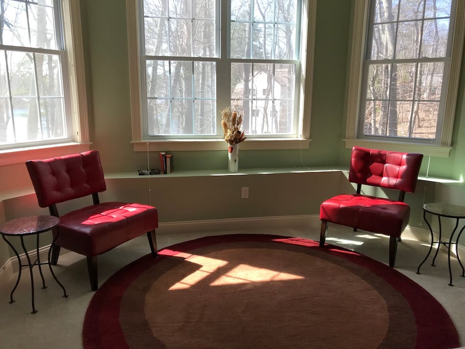 Bedroom Seating and Coffee area