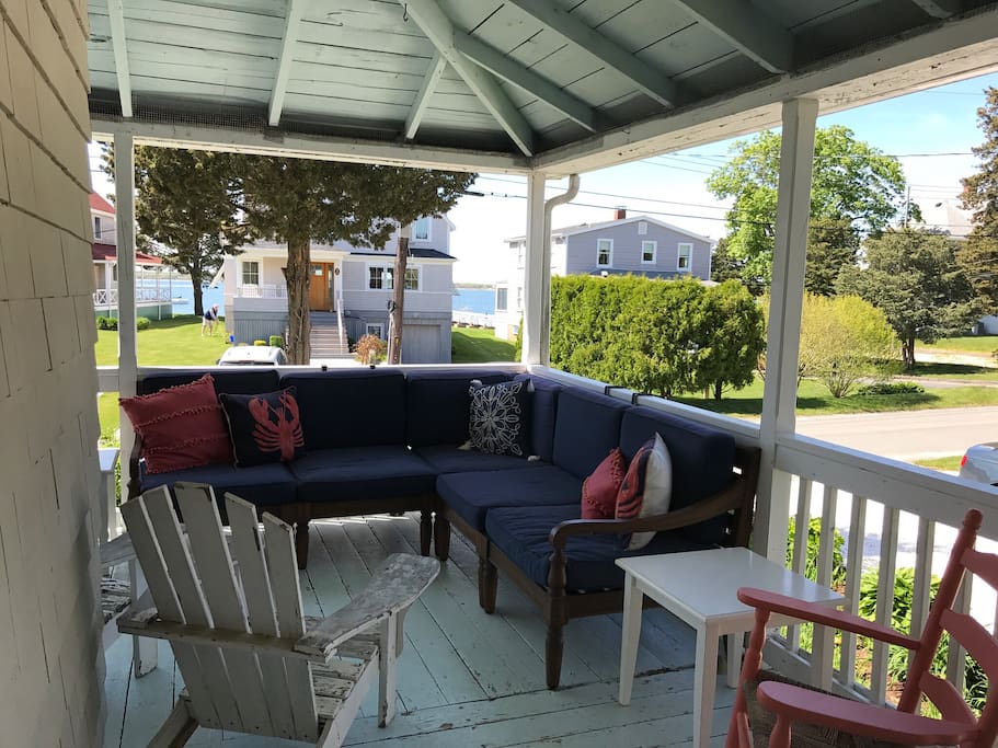 Wrap-around front porch