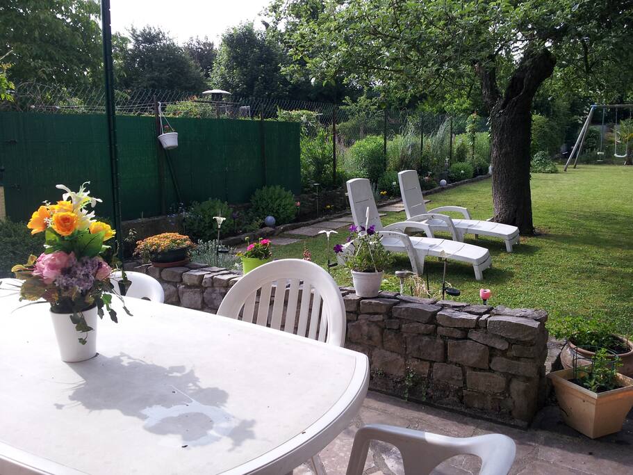 Jardin espace agréable et paisible