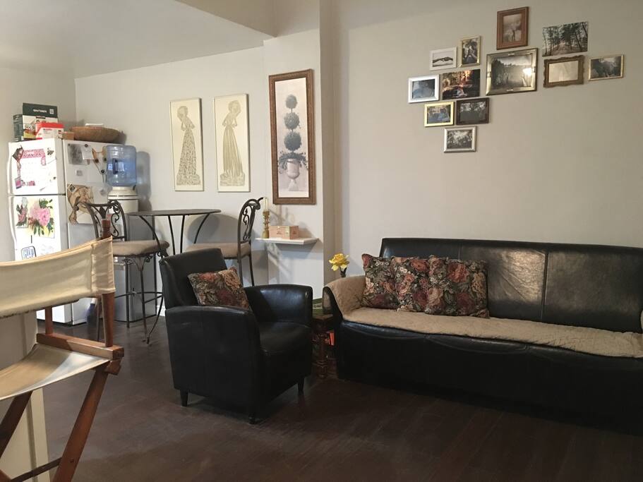 Open concept living room and kitchen