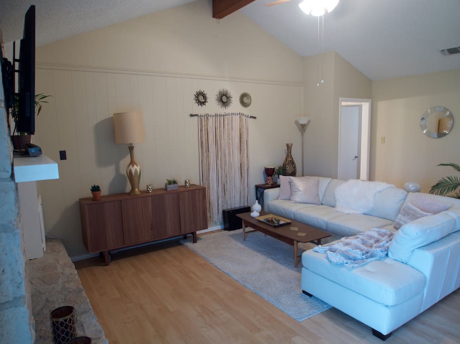 living room- view from breakfast area