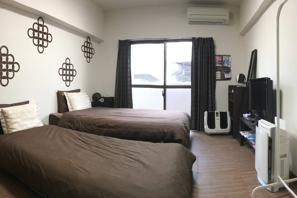 We will prepare a bed according to the number of people you use!