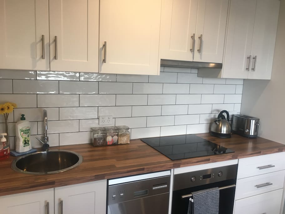 Small but fully equipped kitchen