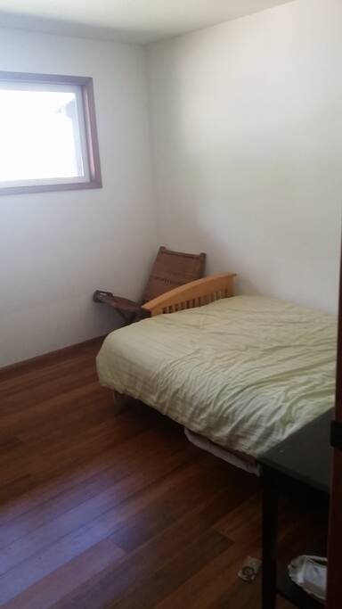 Your room with new bamboo floor.