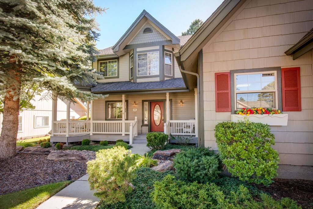 Beautiful front of the house