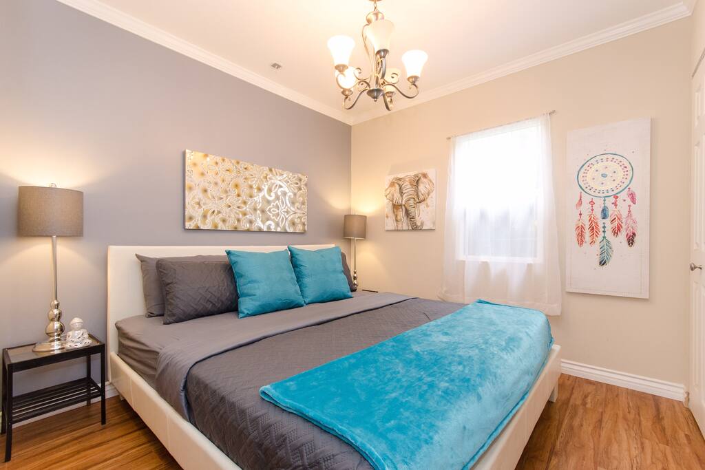 Bedroom equipped with all the necessities one may need for a long or short term stay