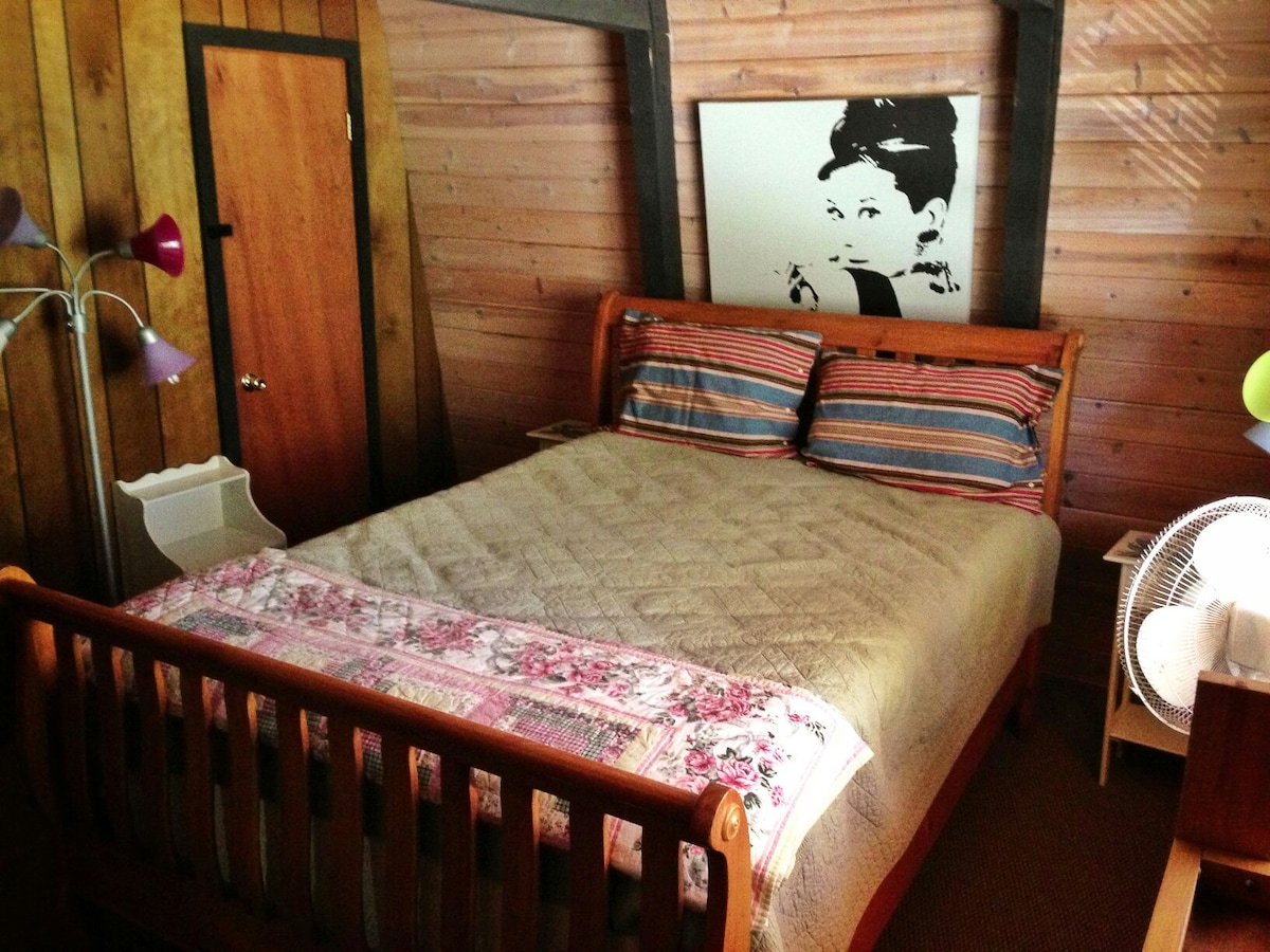 Bedroom one sleeps two with plenty of room to spare