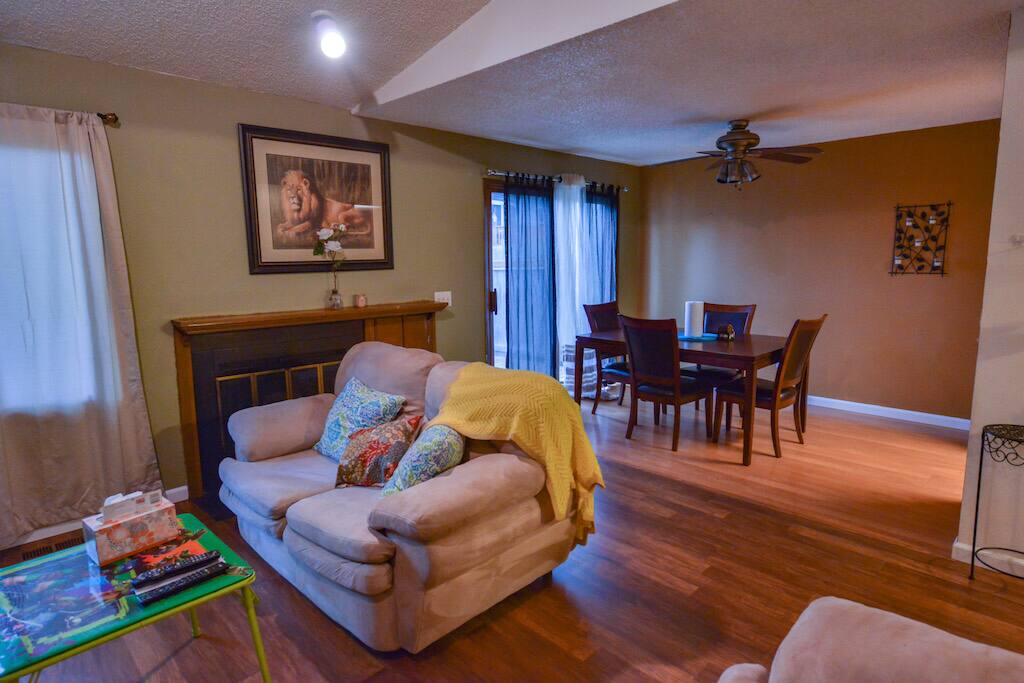 Living and dining room