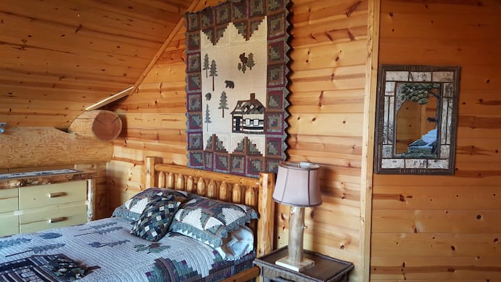 Loft Spálňa s manželskou posteľou