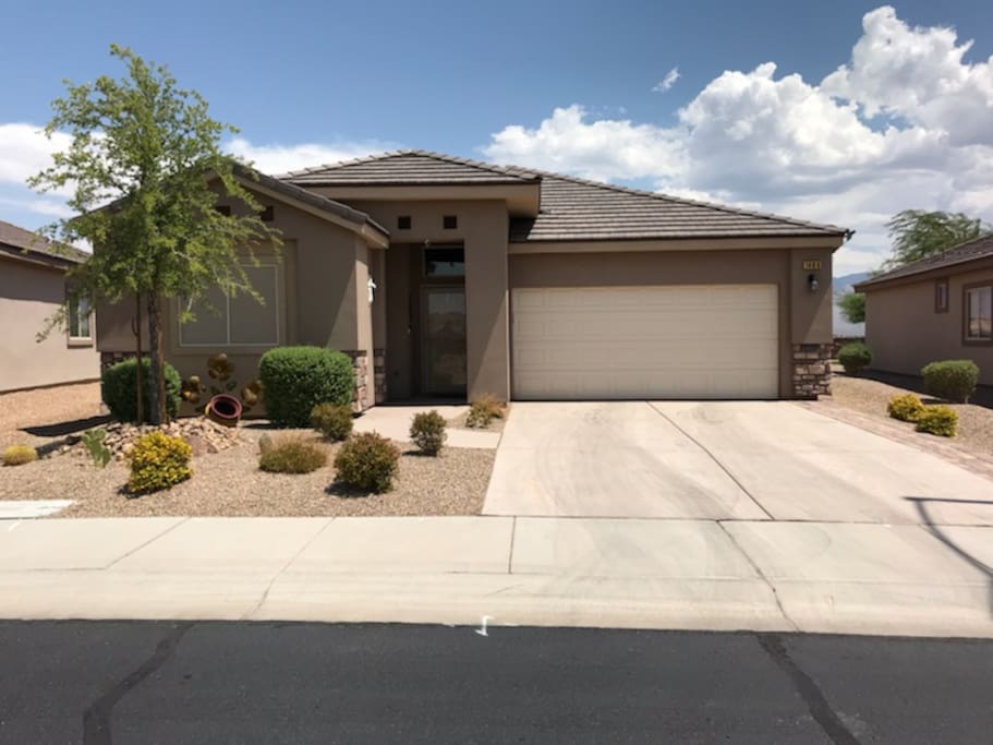 Front of home.