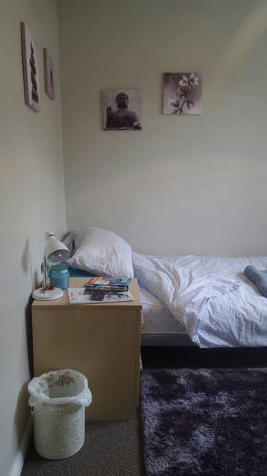 Nice comfy single orthopaedic bed.
