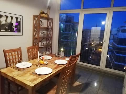 Penthouse apartment 126 sqm city center + rooftop terrace