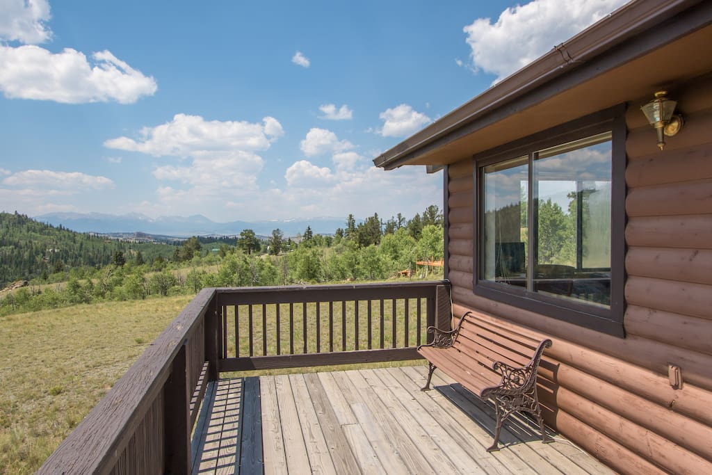Walk out on the upper deck from the great room or the master bedroom. Star gazing, wildlife, sunsets and sunrises.