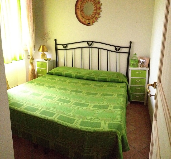 Habitación verde
