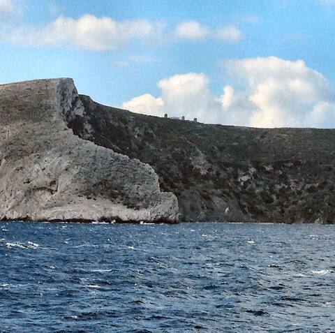 The big Mill - house above the sea.