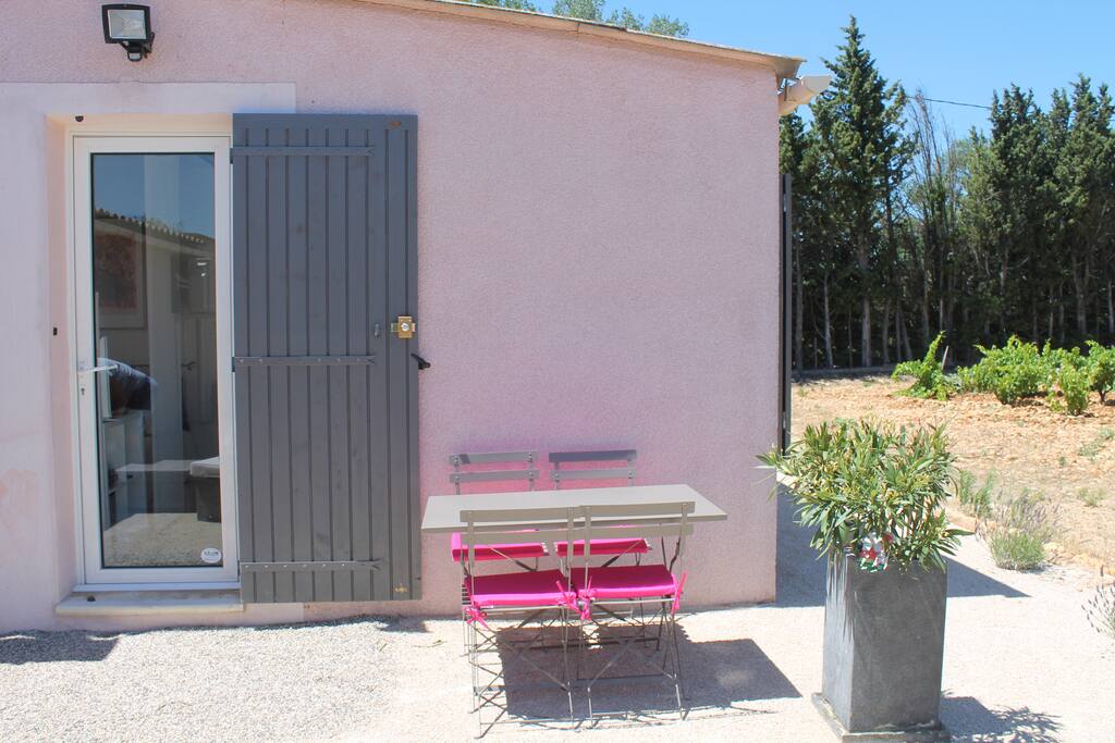 Entrée par la terrasse