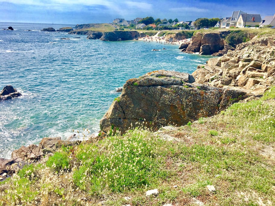 Côte sauvage le croisic à rejoindre par chemin côtier