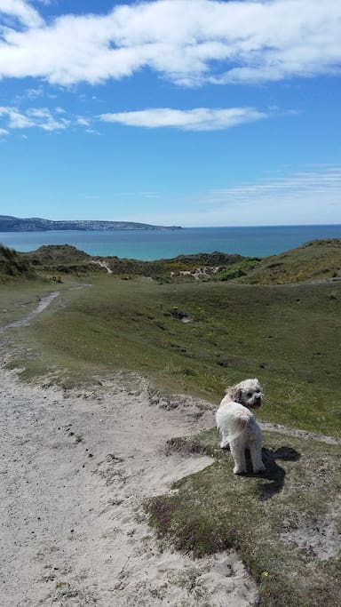 A short walk to the beach across stunning sand dunes