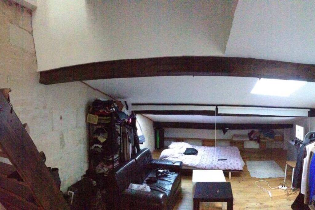 disposition du salon/chambre
