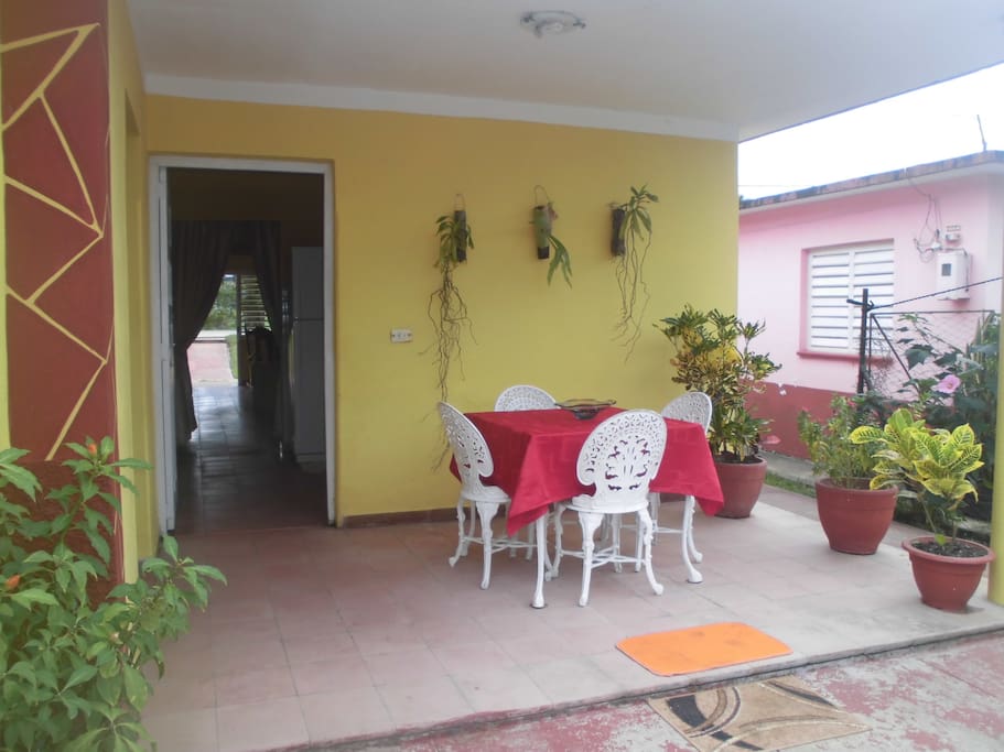 Terraza de la casa