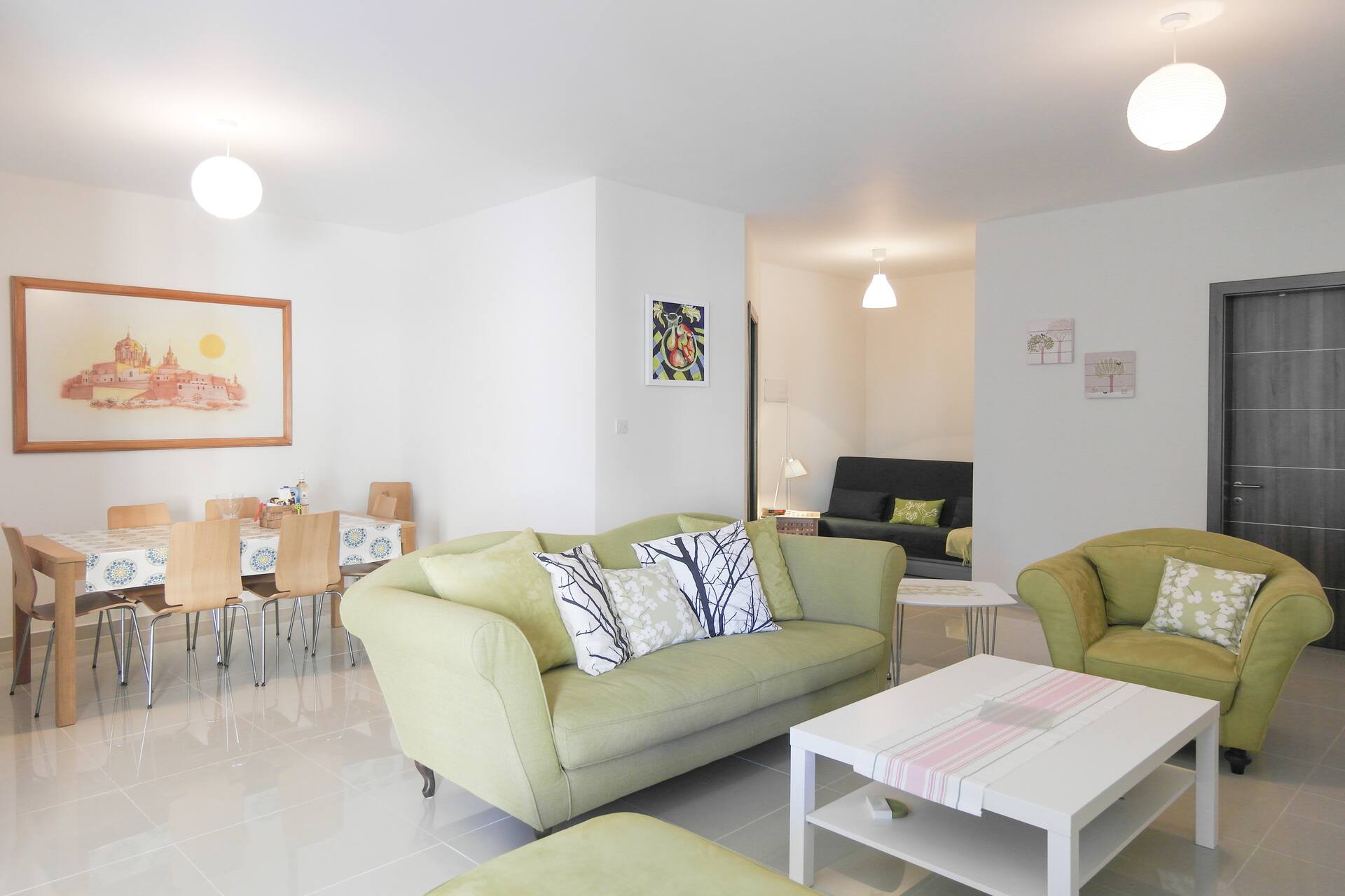 Spacious flat in central Malta with parking