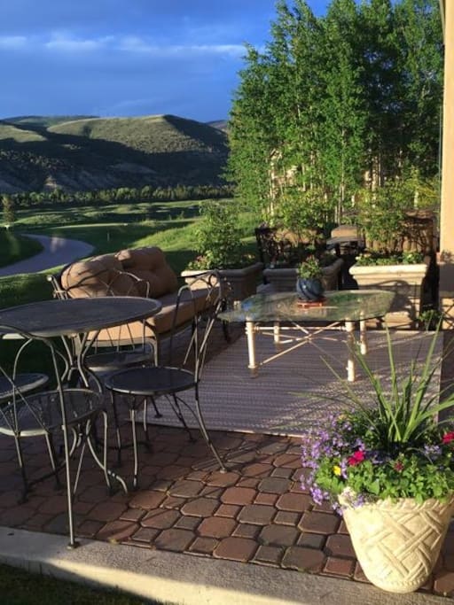 Patio on 18th Green Summer photo