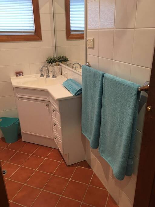 Bathroom with shower and toilet