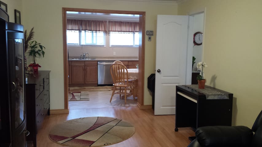 Private spacious suite in a house!