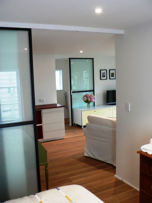 From Bed 1 to Bathroom
