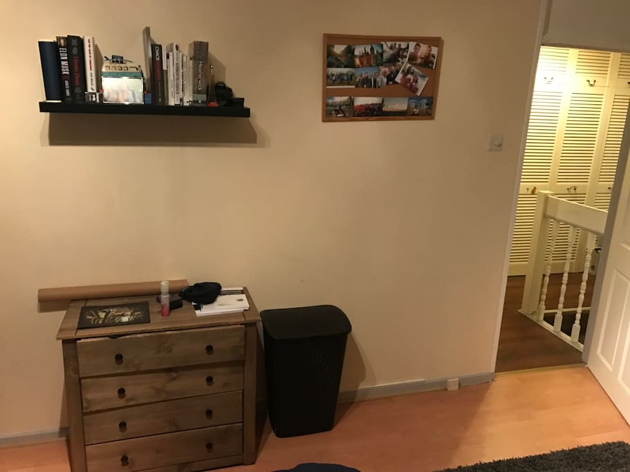 Ample storage and a big airy room