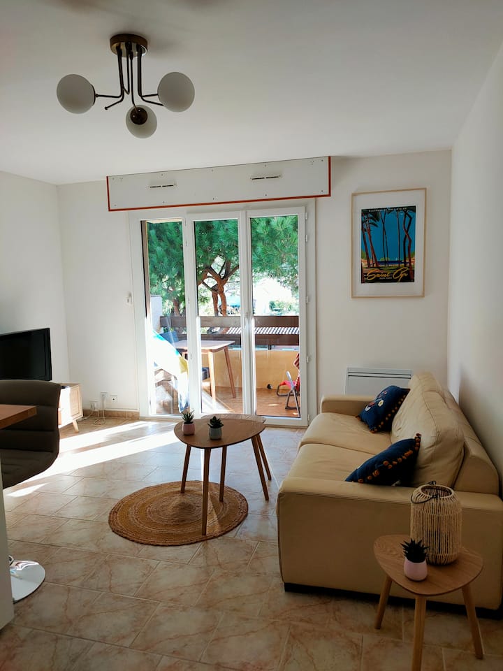 Très Beau T2 Proche Plage, Parking, Terrasse, Wifi - Saint-Cyr-sur-Mer