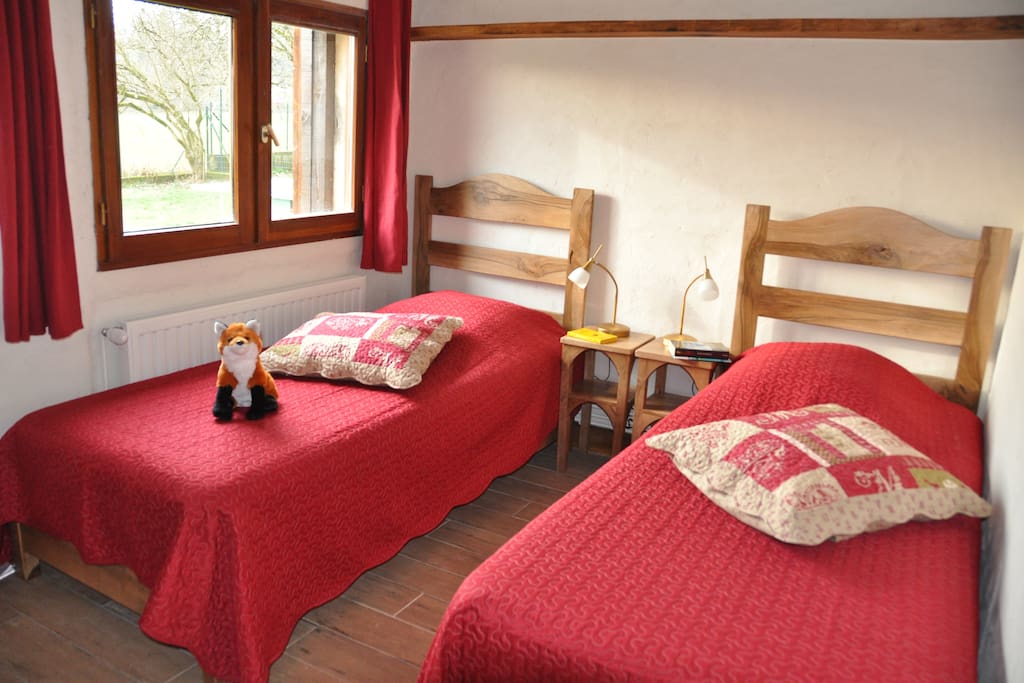 Version lits simples chambre Pimprenelle La Ferme Richard