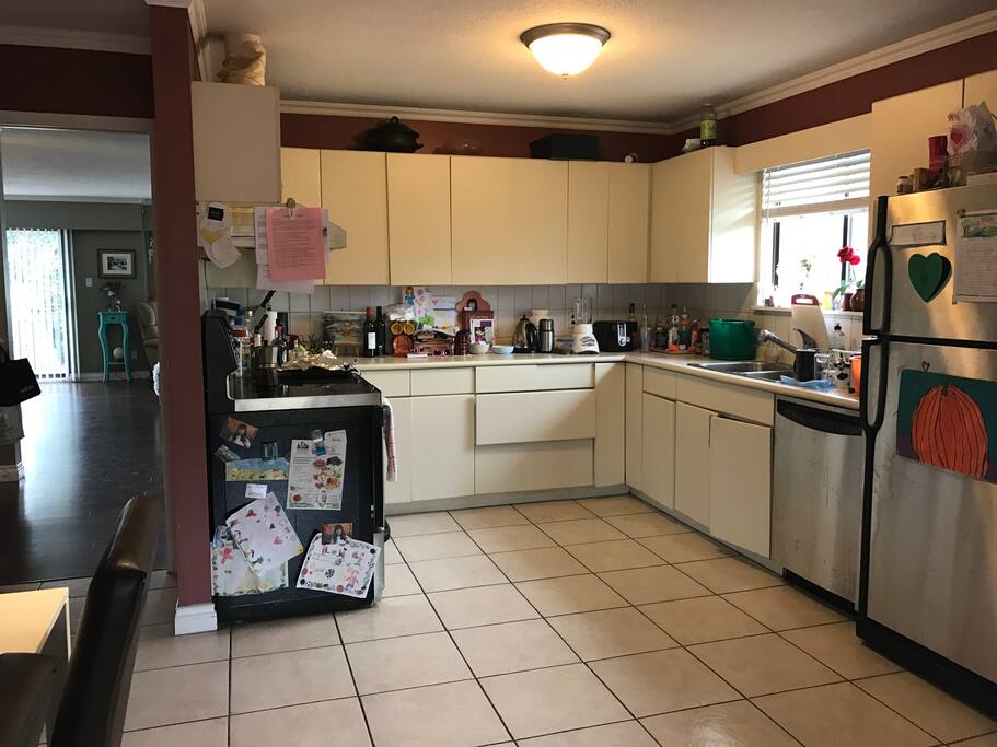 spacious kitchen