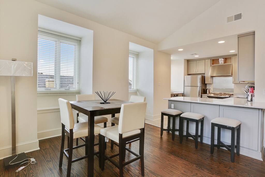 Kitchen and Dining Area