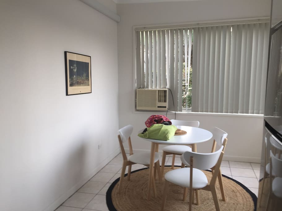 Light filled open plan dining