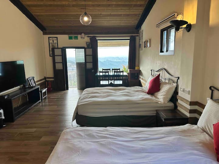Jiufen Canaan Homestay | Sea View 2-4pax Twin Suite | Near Old Street | Chartered Travel Airport Transfer