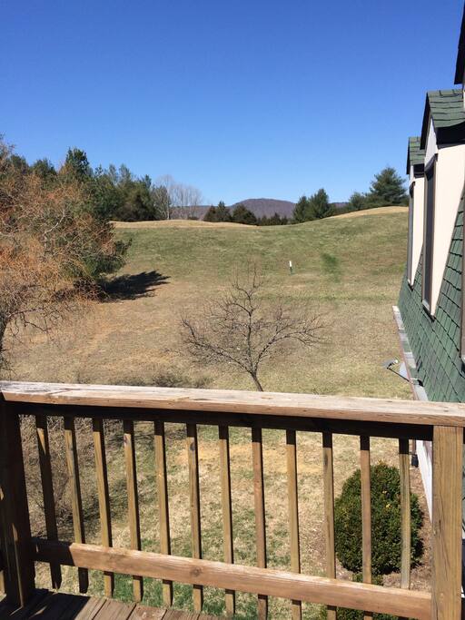 View off of master bedroom deck