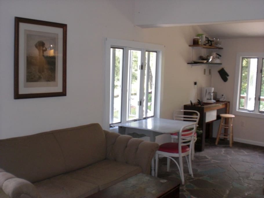 living room/kitchen