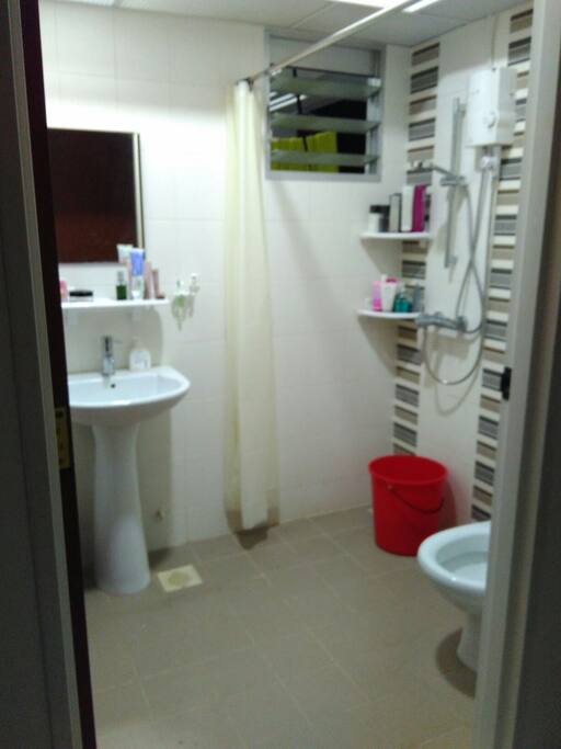 Common toilet and bathroom