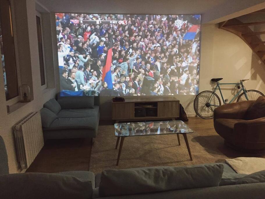 Salon + Rétroprojecteur