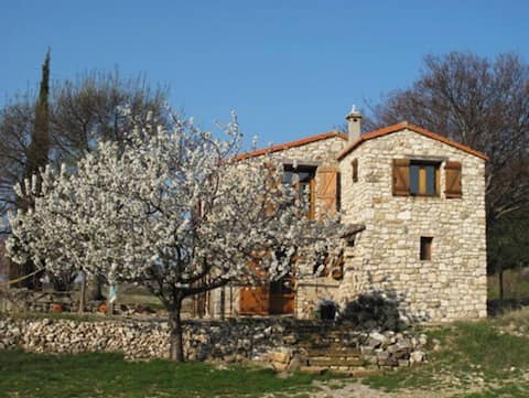 Isolated stone farmhouse with magnificent views